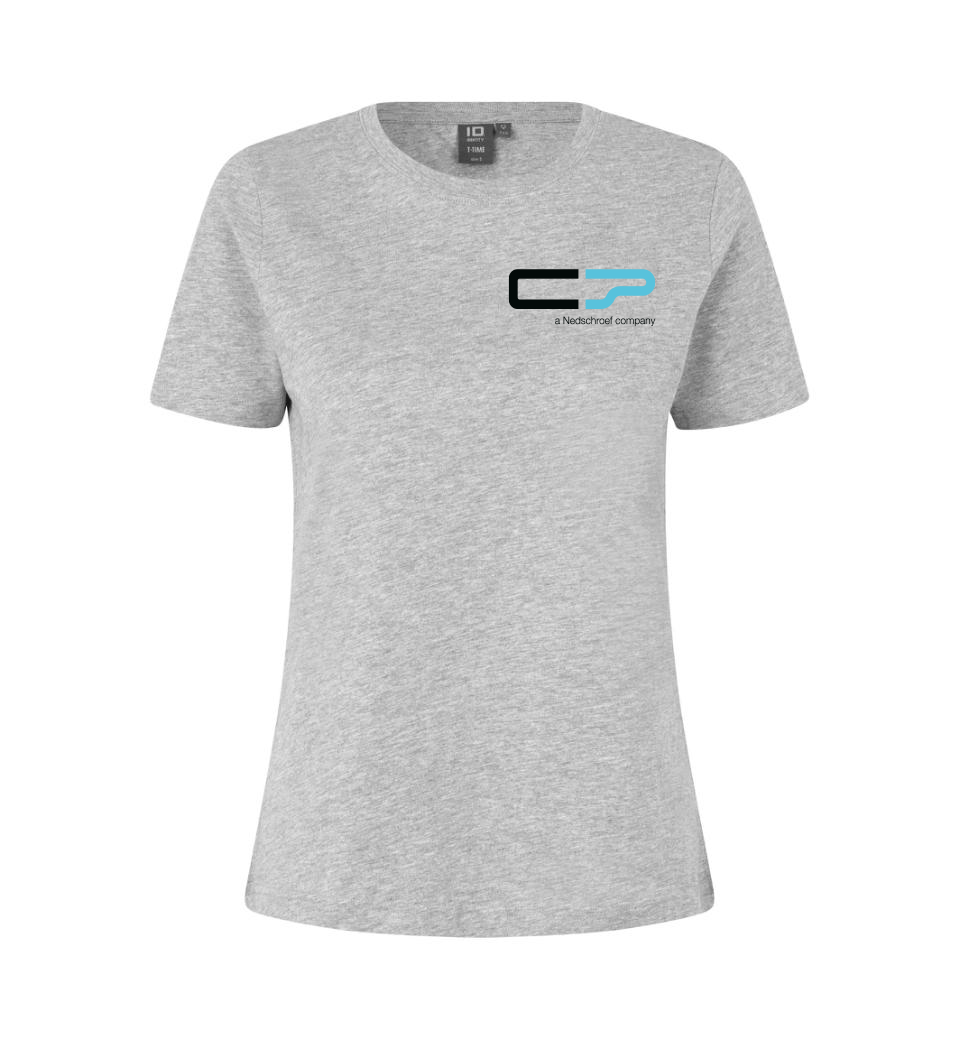 CP Damen T-Shirt rundhals grau meliert
