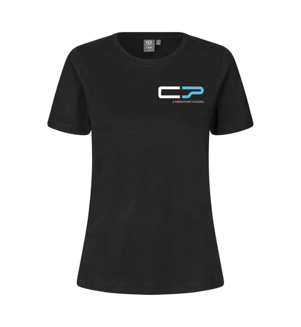 CP Damen T-Shirt rundhals schwarz