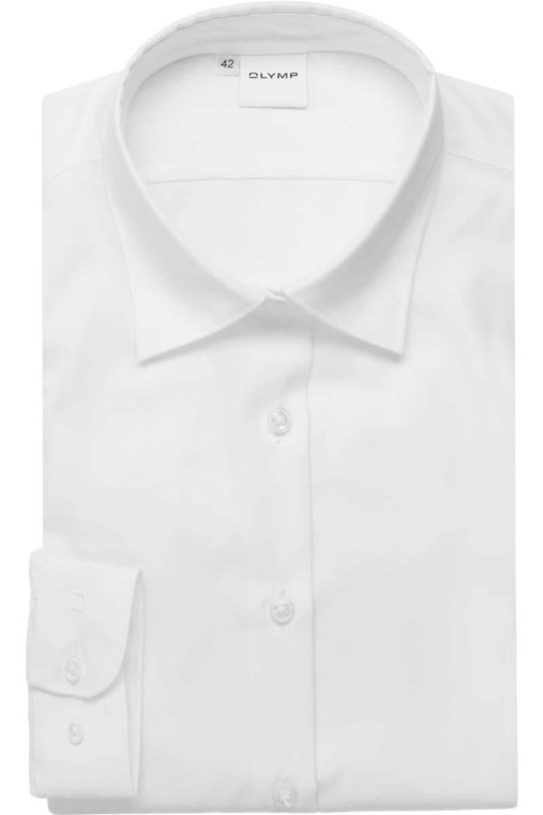 CP Olymp Bluse Luxor modern fit,Twill Carpi, Langarm weiß #varinfo – Bild 2
