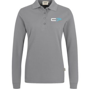 CP Damen Langarm Poloshirt titan#varinfo