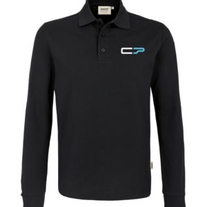 CP Langarm Poloshirt schwarz#varinfo